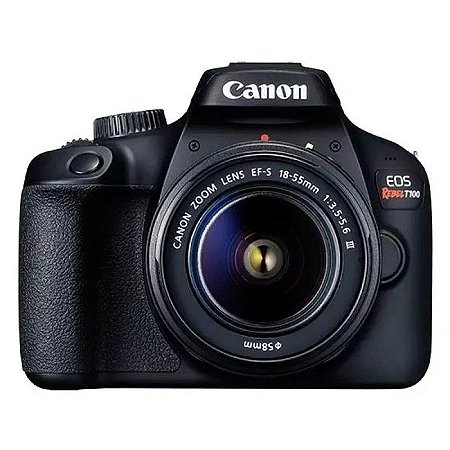 Câmera Digital Canon EOS Rebel T100 DSLR com 18 MP 3" Full HD EF-S 18-55MM STM