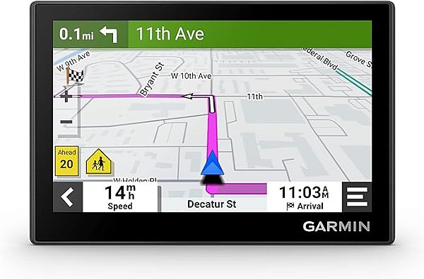 GPS Automotivo Garmin Drive 53 16GB + Comando de Voz Alternativo e Mapa América do Sul 2026.10 REF> 010-02858-01