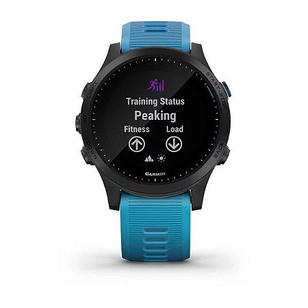 Relógio Garmin Forerunner 945 Music Bundle Azul com Monitor Cardíaco HRM e Mapas e Pay no Pulso