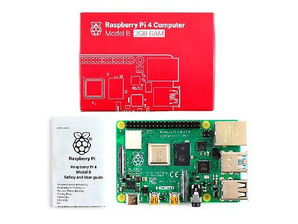 Placa Raspberry Pi 4 Model B 1.5Ghz 2GB RAM Video 4K