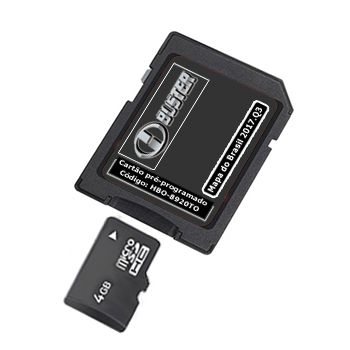 Cartão Hbuster 2022 Multimídia Toyota Hilux SD Card HBO-8920