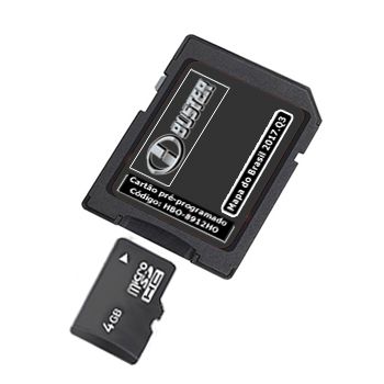 Cartão Hbuster 2022 Multimídia Honda City SD Card HBO-8912