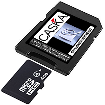 Cartão Primo Caska com Mapa do Brasil 2025 - Exclusivo Para Linha Smart Séries