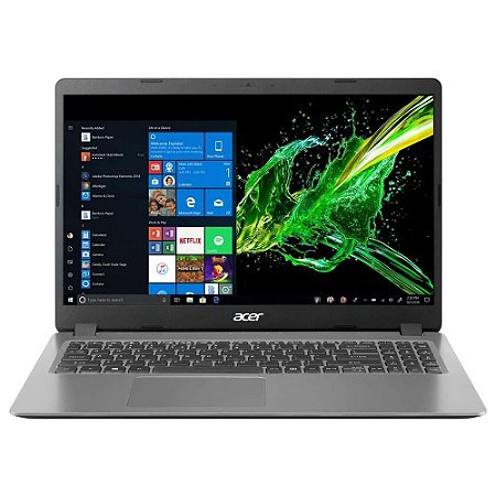 Notebook Acer Aspire 3 A315-56-594W Intel Core i5 1.0GHz, Memória 8GB, SSD 256GB, Tela de 15.6" e Windows 10