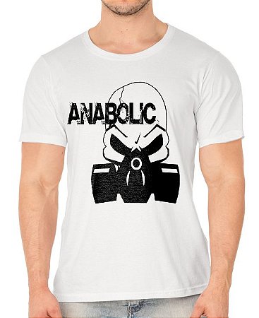 Camiseta branca Anabolic