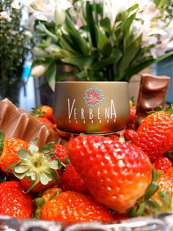 Vela Perfumada de Morango com Chocolate  - 115g