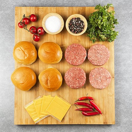Kit Hamburguer Blend da Casa para 04 Pessoas