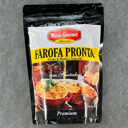 Farofa Minas Gourmet Amêndoas 320 gramas