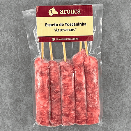 Espeto de Linguiça aproximadamente 500 gramas