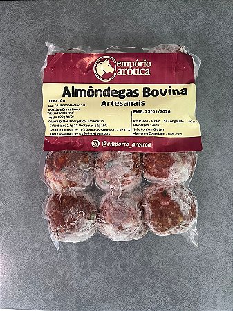 Almôndegas Bovinas Artesanais
