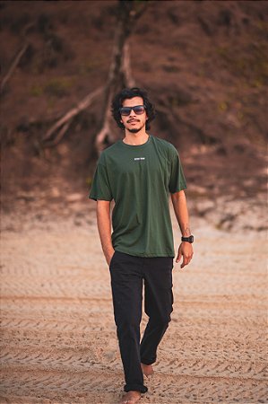 Camiseta Natural Futuro - Verde Musgo