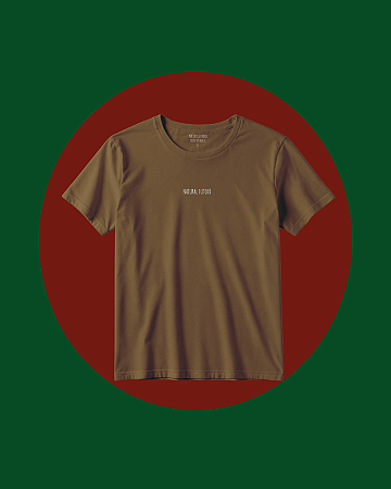 Camiseta Natural Futuro Marrom - Infantil