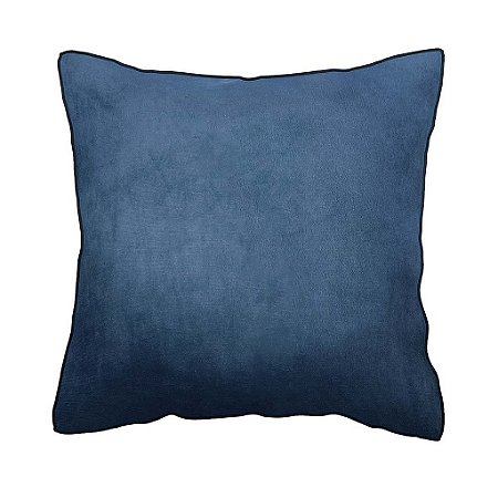 Almofada Náutica Azul em Veludo 45x45