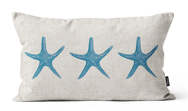 Almofada Náutica Estrelas 30x50 cm
