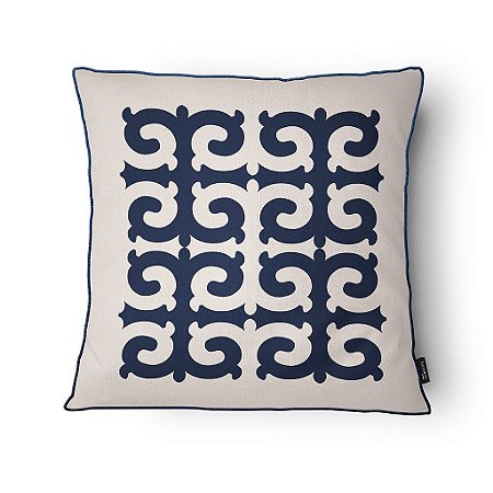 Almofada Classic Azul 45x45 cm