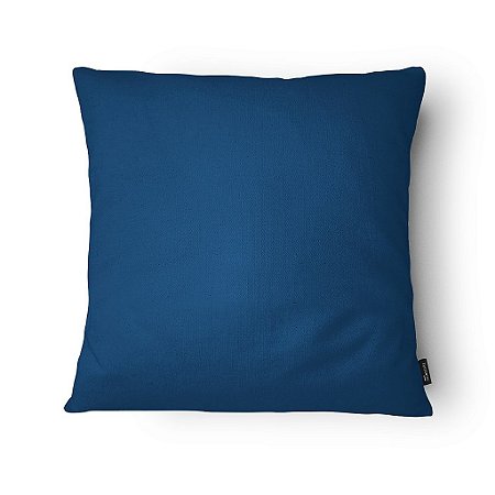 Almofada Lisa Azul 45x45 cm