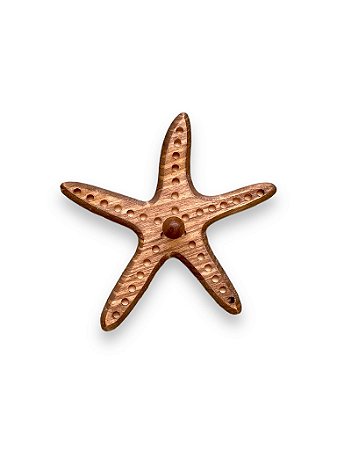 Cabideiro Estrela em Madeira Decoração Náutica Praia