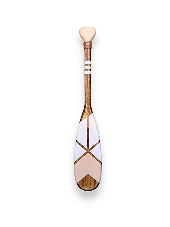 Remo Decorativo Bege 55 cm Decoração de Parede em madeira para Casa de Praia