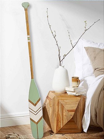 Remo Decorativo Verde Pastel 130 cm Decoração Náutica Praia