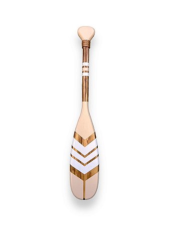 Remo Decorativo Bege 55 cm Decoração de Parede em Madeira Pinus