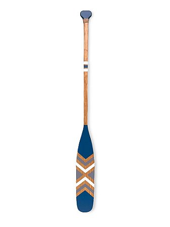 Remo Decorativo Azul Marinho com Cinza 100 cm Decoração Náutica Praia