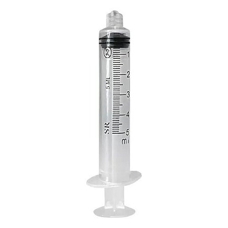Seringa 5ml Luer Lock sem Agulha - SR