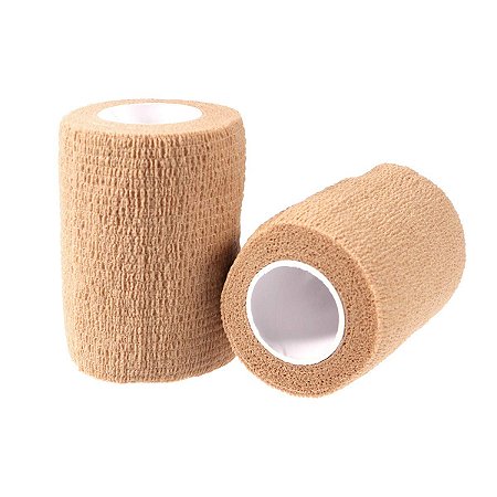 Bandagem Autoaderente Elástica Coban Bege 7,5cm x 4,5m - Bioland