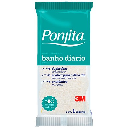 Esponja Ponjita Banho Diario - 3M