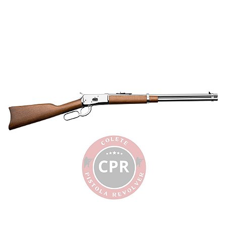CARABINA LEVER ACTION ROSSI - INOX ALTO BRILHO - CANO 20"