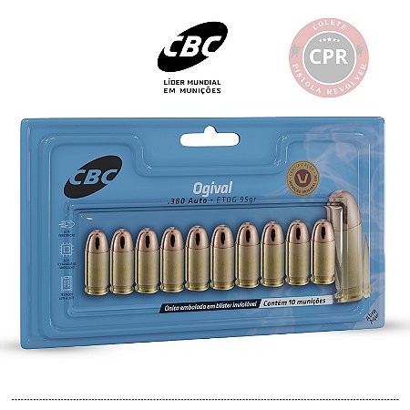 CAL 380 ogival de  95gr
