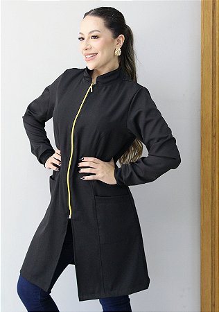 Jaleco Bella Preto - Two Way Slim