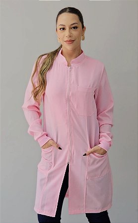 Jaleco Isa Rosa - Oxford