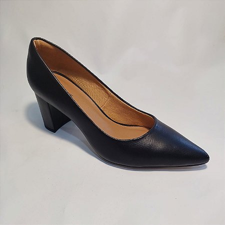 Sapato Couro Mestiço Preto Studio Calzature