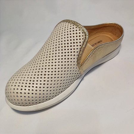 Sapatenis Feminino Couro Verona Panna  Studio Calzature