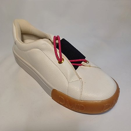 Tenis Soft Napa Floter Branco/Rosa Dumond