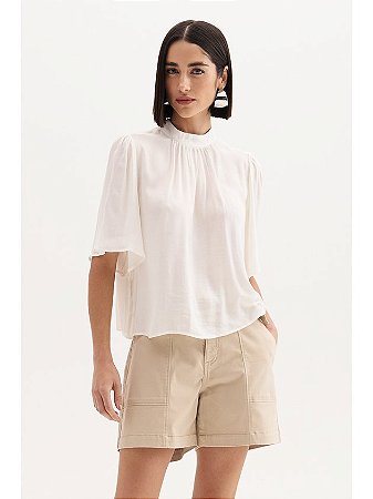 Blusa Solta Flor de Lis