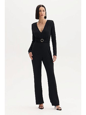 Macacão Justo Flor de Lis