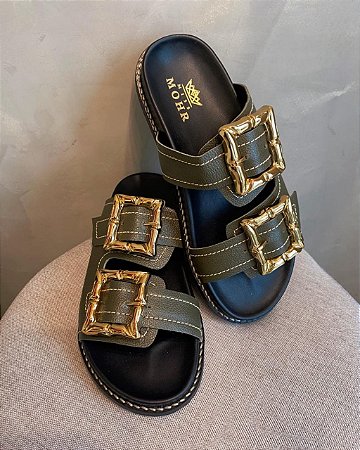 Papete Miss Mohr Verde Musgo