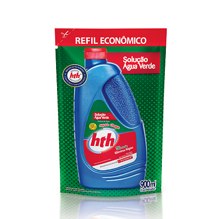 Solução Água Verde - Algicida Choque hth 900 ml