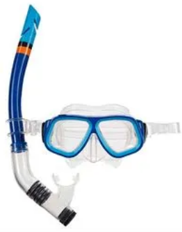 Máscara de Mergulho e Snorkel Juvenil