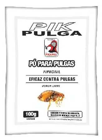 Pik Pulga Eficaz Contra Pulgas Mata Pulgas Sache De 100g
