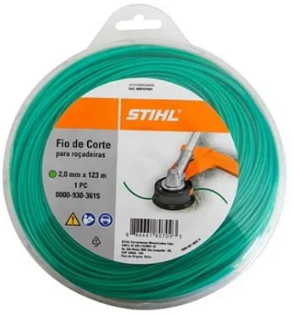 Fio de Corte (nylon) para Roçadeiras 2,0mm x 123m STIHL