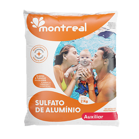 SULFATO DE ALUMINIO MONTREAL  DECANTADOR 2KG