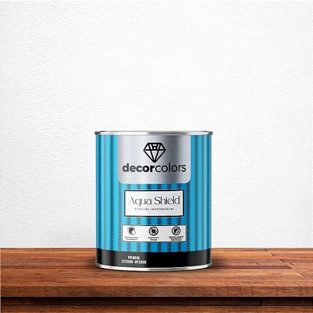 Tinta Emborrachada Decor Colors Branca 3,6 Litros Aqua Shield