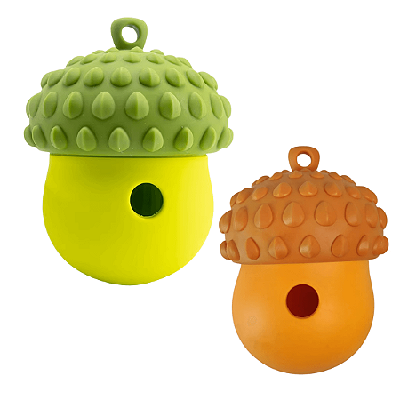 Brinquedo Recheável Porta Petisco Pet Cão Gato Premium