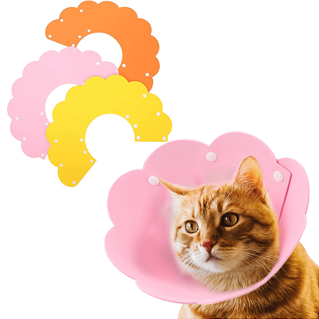 Colar Elizabetano Cone Para Gatos Cães Pós Cirúrgico Pet G