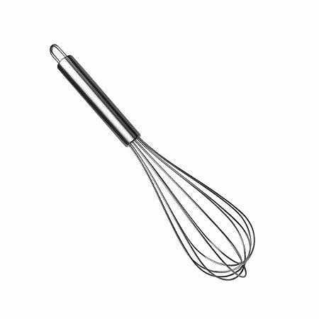 Batedor De Ovos Fue Inox Profissional Fouet Reforçado 33cm