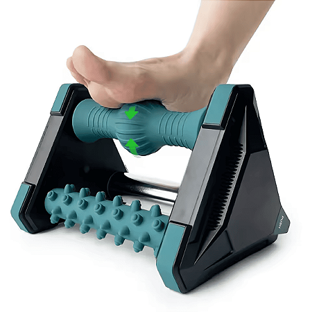 Massageador De Pés Multifuncional 3 Em 1 Silicone Resistente Aquece Para Aliviar Fascite Plantar, Dor nos Pés