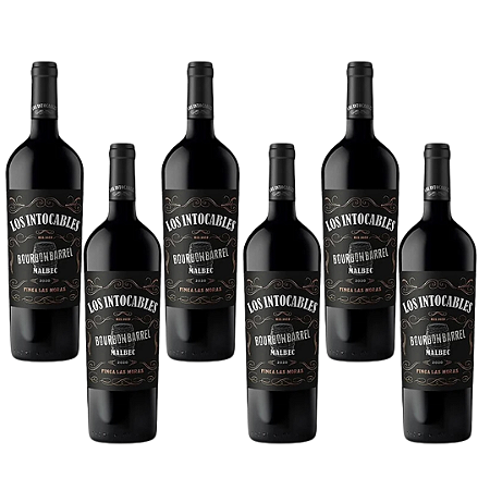Los Intocables Malbec - 750ml - caixa com 6 garrafas