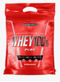 Whey 100% Pure Concentrado - Integralmedica - Refil 900g - Morango